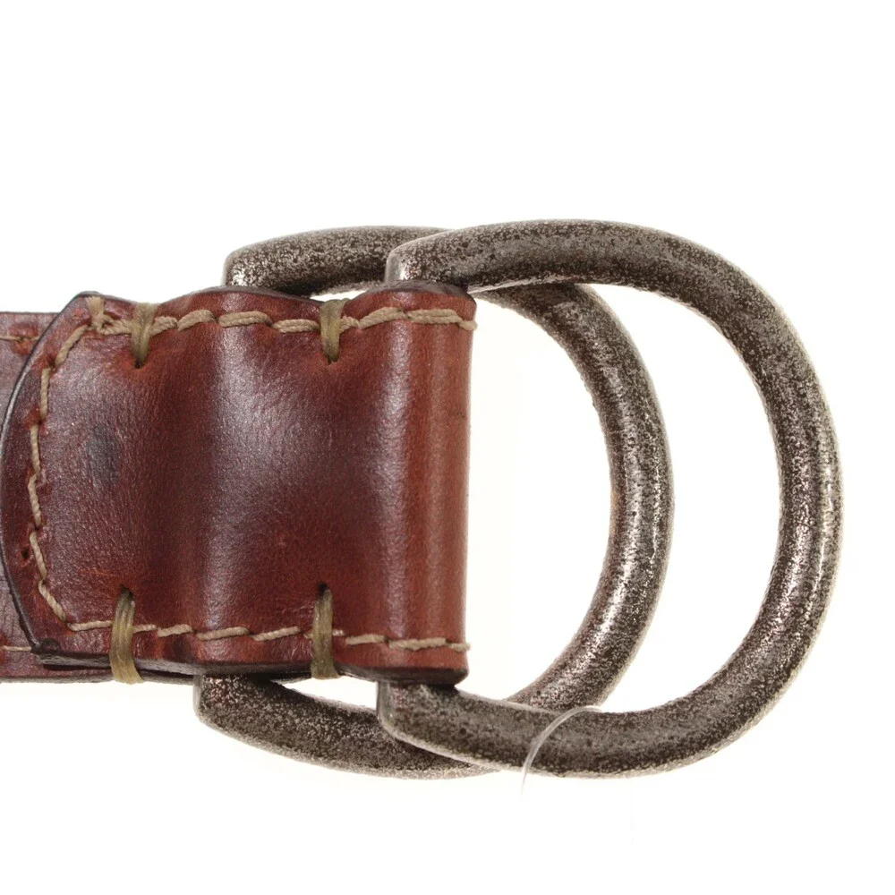 Torino Leather Company NWT Classic Belt Size 38 US in Solid Brown Leather